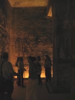 Dans une des salles du temple