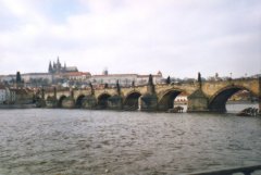 Vue d'une rive de la Vltava