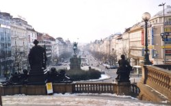 La plus grande avenue de la ville, vue depuis le muse National